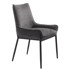 UNIQUE FURNITURE Tamno siva blagovaonska stolica Calgary 