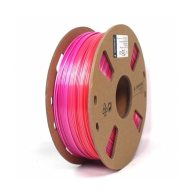 GEMBIRD Filament PLA Silk Rainbow, promjer 1,75 mm, 1 kg, crveno/ljubičasta