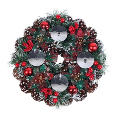 Adventski vijenac, stolni za svijeće, 30cm