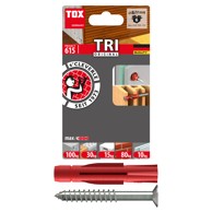 TOX Plastična tipla TRI 8/51 + VIJAK (6/1) višenamjenska s vijkom