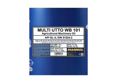 MANNOL Višenamjensko ulje za traktore TRANSHIDROL 85 (JD50 UTO) 10L