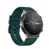 HUAWEI Silikonski remen za Watch GT 2/3/4/2 Pro/3 Pro/4 Pro/GT 2e 46 mm, tamnozeleni
