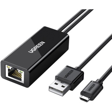 UGREEN Ethernet adapter Micro‑USB na RJ45 za TV/Chromecast