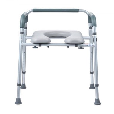 VEVOR Stolica za toaletni stol, podesiva visina, 440 x 400 x 40 mm, siva