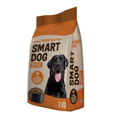 SMART DOG Hrana za pse Adult, perad, 3 kg