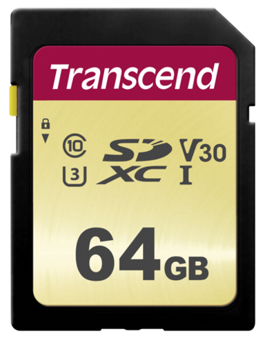 TRANSCEND Memorijska kartica SDXC 500S 64GB Class 10 UHS-I U3 V30