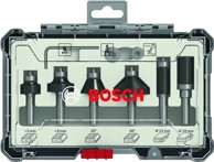 BOSCH Set glodala za drvo, 8 mm, 6 komada