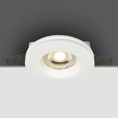ONE LIGHT Ugradbena svjetiljka 1×gu10/50w/230v bijela gipsana dm10105gt1