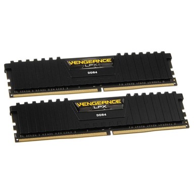 CORSAIR RAM memorija Vengeance LPX, crna, DDR4, 2133 MHz, CL13, 32 GB Dual-Kit CMK32GX4M2A2133C13