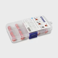 COMMEL 365-465 brzi konektor za pune vodiče 4-struki, 0,75-2,5 mm2, narančasta, 20 kom