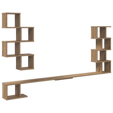 TV zidna polica 180 x 15 x 94 cm, artisan hrast