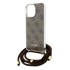 GUESS Torbica Crossbody Cord 4G Print, za iPhone 15 Pro, smeđa