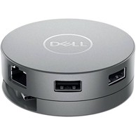 DELL USB hub DA310, USB-C, 2x USB-A, 1x USB-C, 1x HDMI, 1x VGA, 1x DP, crni