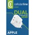 CELLULARLINE Adapter, DUAL 2x USB-C, 35W