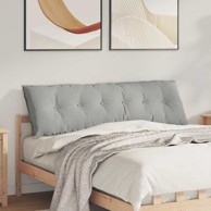 Jastuk za leđa, svijetlo sivi, 160 x 50 cm