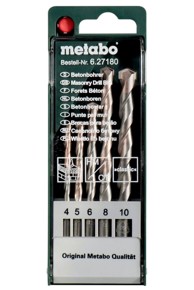 METABO 5-dijelni set svrdla za beton (627180000)