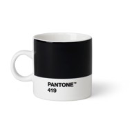 PANTONE Crna keramička šalica za espresso 120 ml Espresso Black 419 