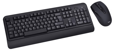 MS Mip ALPHA I Tipkovnica M300, bežični, crni