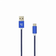 SBOX Kabel USB-A na USB-C, 1,5 m, plavi