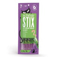 SCHESIR Hrana za mačke Cat Stix poslastica, patka, 6×15 g