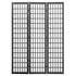 VEVOR Pregrada za sobu, 3 panela, japanski stil, 1205x1700x18,5 mm, crna
