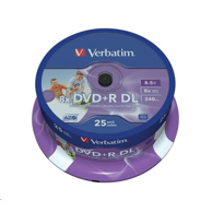 VERBATIM Prazni DVD 43667 DVD+R DL, 8,5 GB, 25 kom