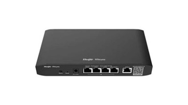 REYEE Router RG-EG105G-P V2, 10/100/1000 Mbps, upravljanje preko Clouda, 5xRJ45, 4xPoE, crni
