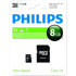 PHILIPS Memorijska kartica FM08MP45B/00, 8 GB, MicroSDHC, UHS-I, Class 10