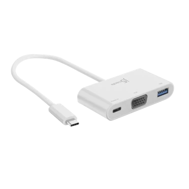 J5CREATE Adapter USB Type-C/VGA & USB 3.0, sa napajanjem