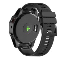 B-STRAP Silicone Acton remen za Garmin Fenix 5x / 5x Plus / 6x / 6x Pro / 7x / 8 51mm, black