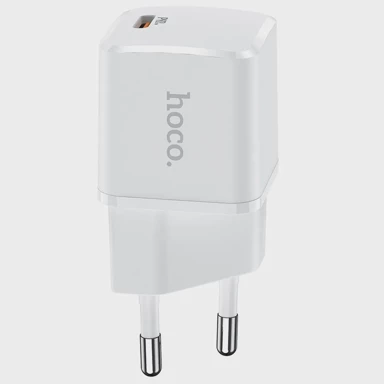 HOCO Zidni punjač Starter N10, Type C, Power Delivery, 20W, bijeli