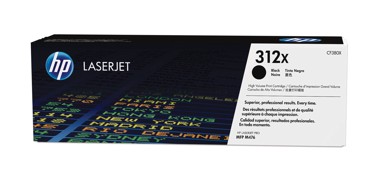 HP Toner 312X High Yield, crni