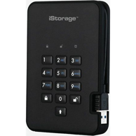 ISTORAGE Vanjski tvrdi disk diskAshur 2, 2 TB, USB-A 3.2 Gen 1, crno