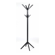  ROWICO Crna vješalica od punog hrasta Confetti