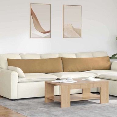Jastučići za sofu 2 kom 145 x 40 cm, kordura tekstil, smeđi