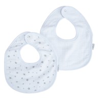 BEBE DOUCEUR Bijeli podbraci u setu 2 kom od muslina 