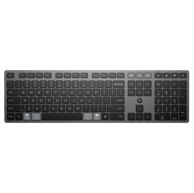HP Tipkovnica 725 Multi-Device Rechargeable Wireless Keyboard, bežična/Bluetooth, crna