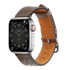 STRAP LEATHER Remen kožni za Apple Watch 42/44/45/49mm, tamno smeđa