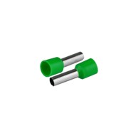 PLASTROL Izolirana okrugla stopica za žice 6 mm², duljina stopice 20 mm, 20 kom., zelena