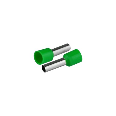 PLASTROL Izolirana okrugla stopica za žice 6 mm², duljina stopice 20 mm, 20 kom., zelena