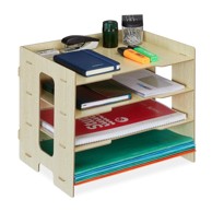NORTHIX MDF organizator dokumenata s 3 pretinca za A4