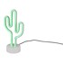 TRIO Bijela LED stolna lampa (visina 29 cm) Cactus 