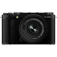 FUJIFILM Mirrorless fotoaparat X-M5, XC 15-45mm Kit, crni