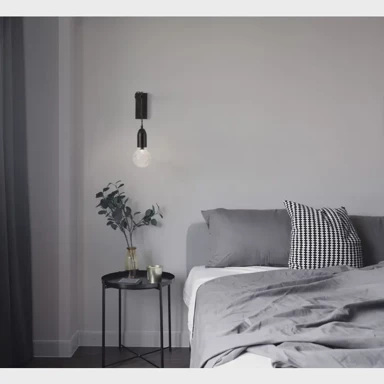 Zidna lampa Veda, G9, IP20, crna