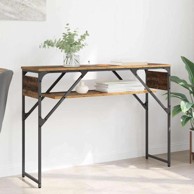 Konzolnistol 105x30x75 cm, hrast, konstruirano drvo  