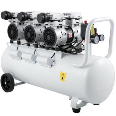 VEVOR Ultra tihi bezuljni kompresor zraka, 80 L, 2.2 kW