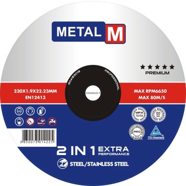 METAL MIKULIĆ Rezna ploča T41, 230 x 1,9 x 22,23 mm, 30 kom