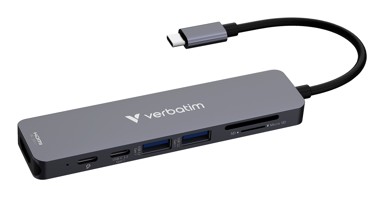 VERBATIM USB-C čvorište Essentials 32158, 7-portno