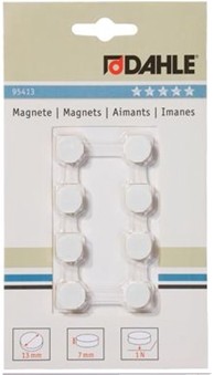 DAHLE Magneti Φ13 mm, bijeli, 8/1