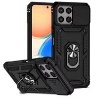 TECH-PROTECT TPU maska za iPhone 17 PRO MAX Anti-Shock s prstenom, crna